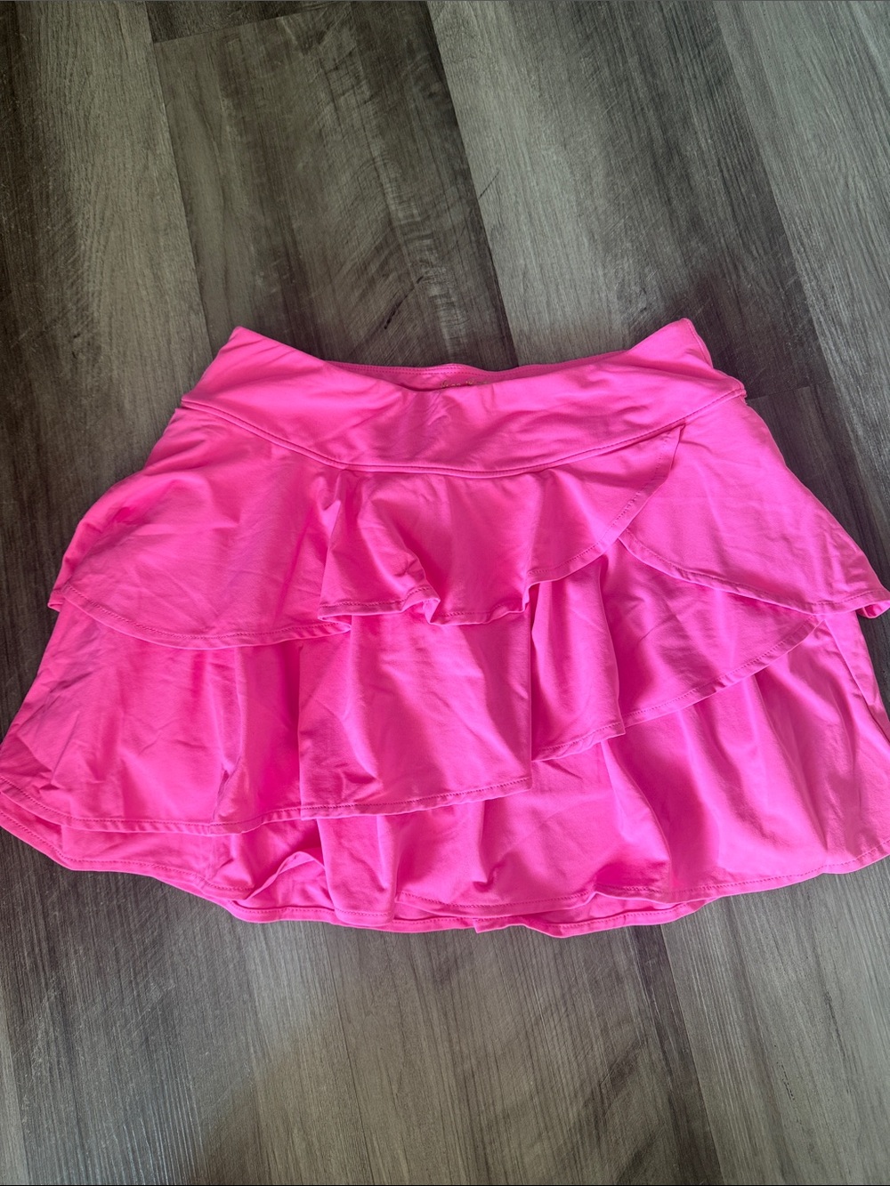 Lilly Pulitzer XXS pink luxletic skirt skort womens golf athletic tiered tennis